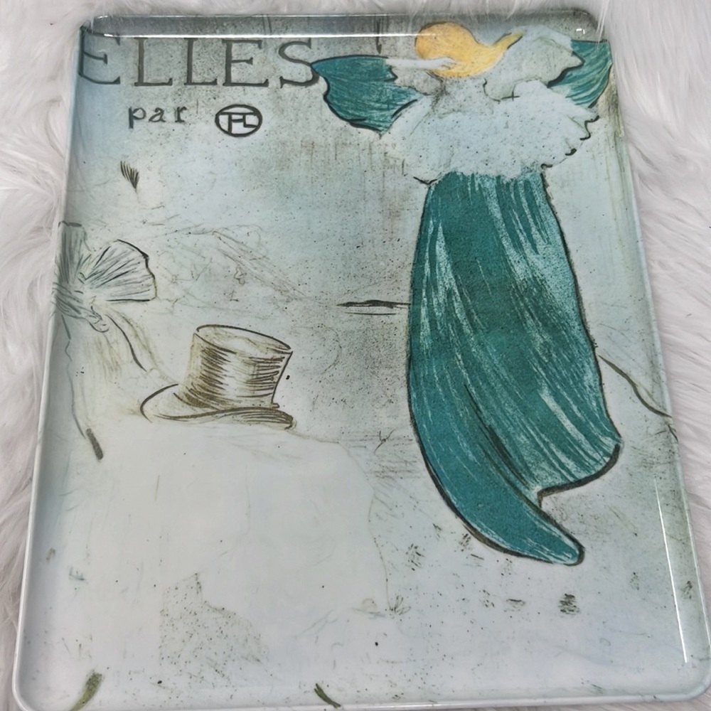 decorative crafts inc. ELLES Tray made in Italy Size 5.75”